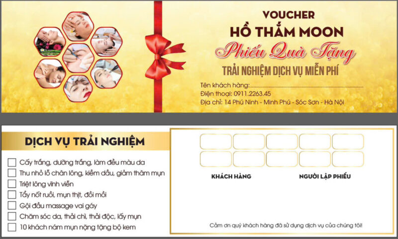 Voucher – Phiếu quà tặng