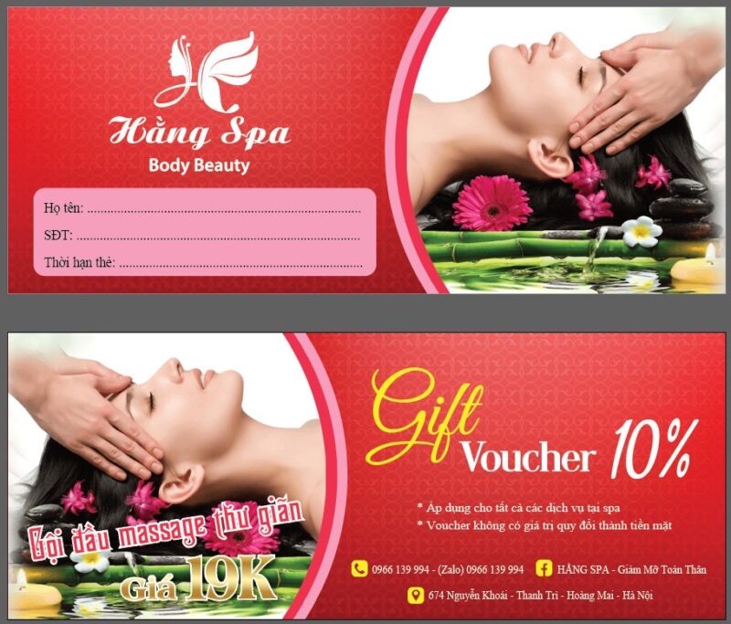 Voucher – Phiếu quà tặng