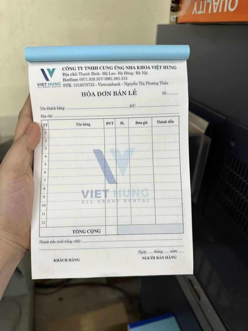 Hóa đơn in theo yêu cầu